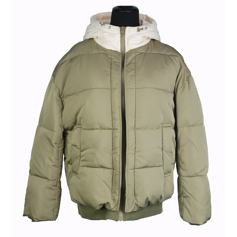 Contrast color customized Warm outdoor heavy down best winter jackets womens winter coast on sale